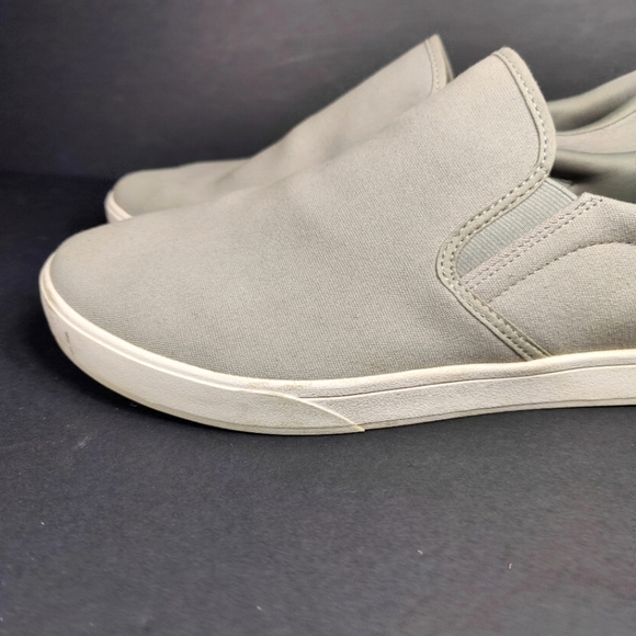Kizik Venice Canvas Sneakers Slip On Granite Hands Free Men\'s Shoes Size 12 main image 7
